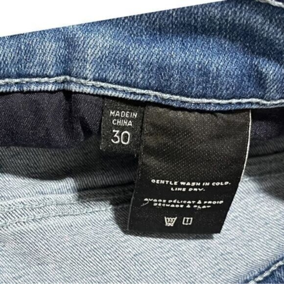 J Brand Alana High‑Rise Ripped Cropped Skinny Jeans in Argo Destruct, size 30 - Picture 9 of 12